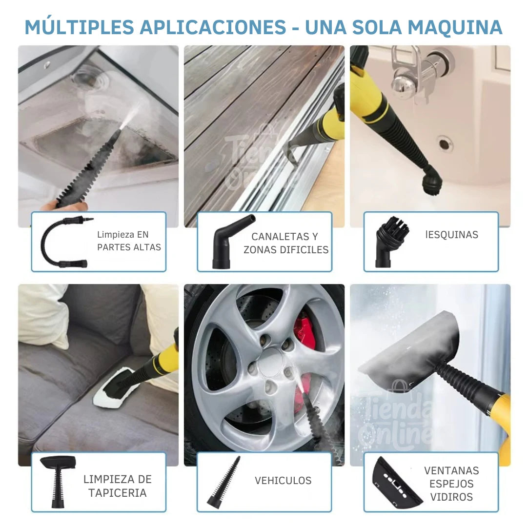 🔥STEAM - 3000 PRO🔥 ¡Limpia, Desororiza y Desinfecta Como Profesional Con El poder del vapor!