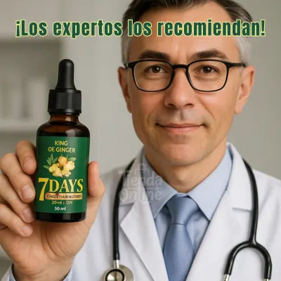 🔥King of Ginger🔥Fortalece y Estimula el Crecimiento Natural de tu Pelo y Barba. X 2 Unds.