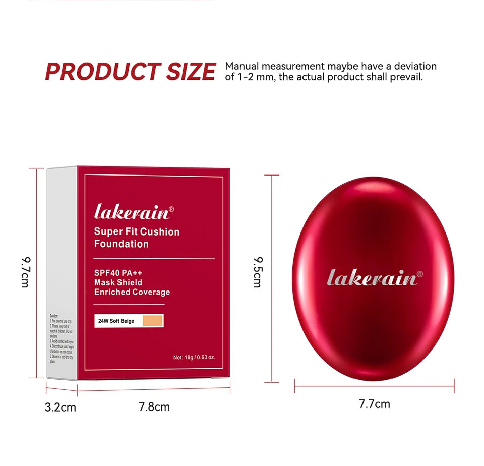 🔥Lakerain Cushion - Base Coreana mas Vendida de TikTok 🔥Ultra Cobertura.