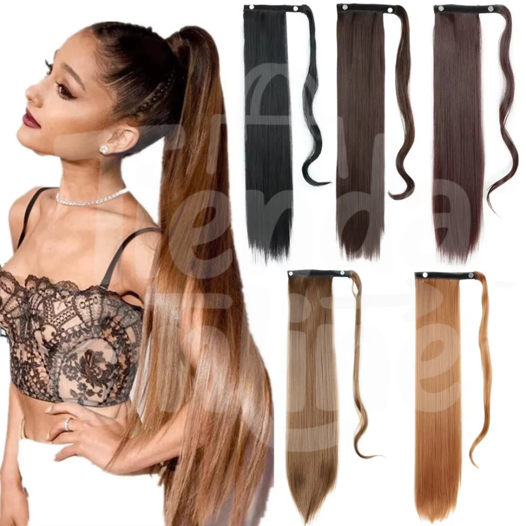 🔥Extension Cola de Caballo Seminatural de 60cm🔥  – Se ve real, se pone fácil. ✨
